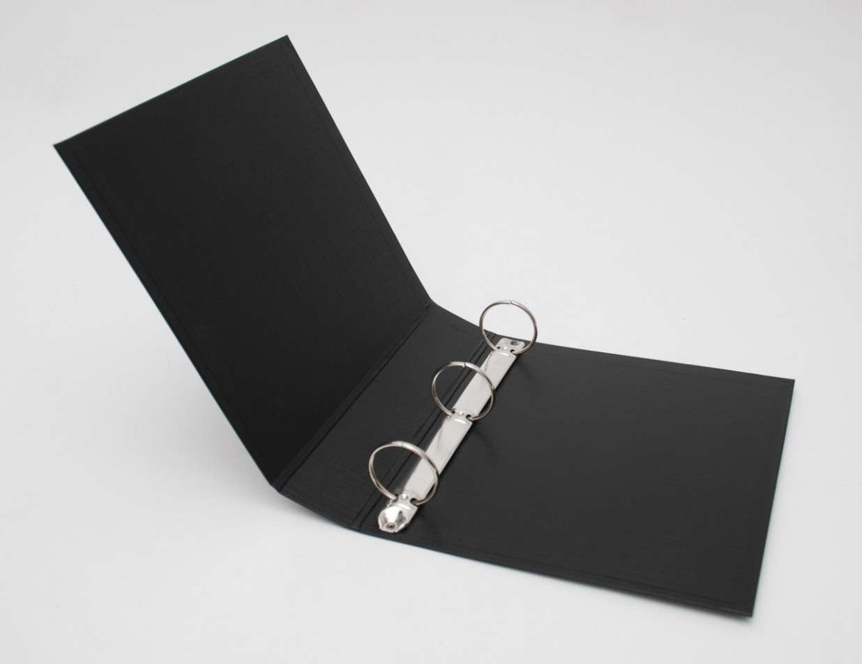 CARPETA NEGRA FIBRA ESCOLAR N*3 ( x uni) (30*40)